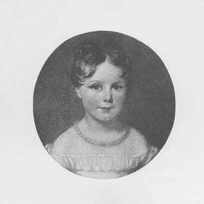Miniatura di Ada Lovelace a quattro anni