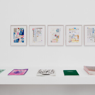 Stéphanie Saadé, What makes me think about you, what makes you think about me, exhibition view. Courtesy of Anne Barrault Gallery. Photo by Aurélien Mole