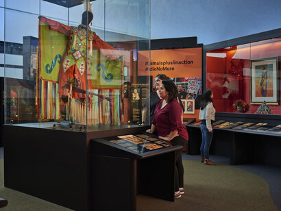 La salle d'histoire canadienne, vue d'exposition. Avec l'aimable autorisation du Canadian Museum of Histor
