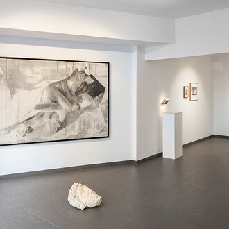 Hommage à Christian Bérard, vue de l'exposition. Avec l’aimable autorisation de la Galleria Continua