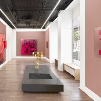 Jan Albers, ROughrOuge, exhibition view. Courtesy of Galerie Lange + Pult