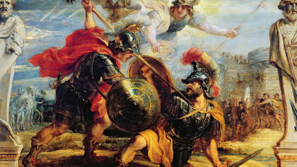 'Aquiles derrotando a Héctor' (Peter Paul Rubens, 1630)