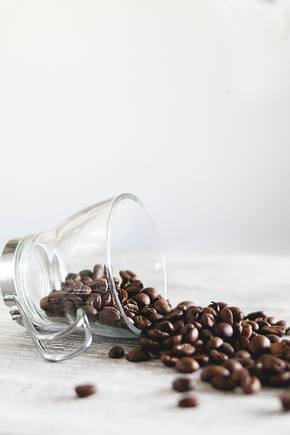Café, bebida rica em cafeína e energia