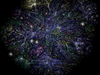 Un mapa de internet