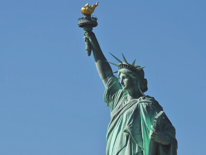 La libertad iluminando el mundo, conocida como Estatua de la libertad, Nueva York, EE. UU.