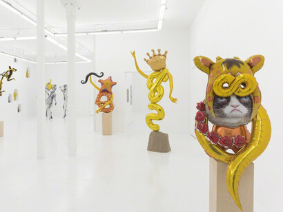 Adam Parker Smith, Exhibition view. Courtesy of The Hole