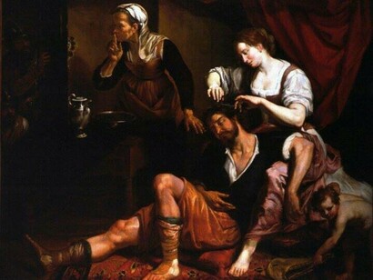 Os riscos do amor: «Sansão e Dalila», Domenico Fiasella "il Sarzana" (1589-1669) 