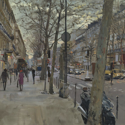Peter Brown, Boulevard de Sébastopol (en fin de la journée), March 2014
