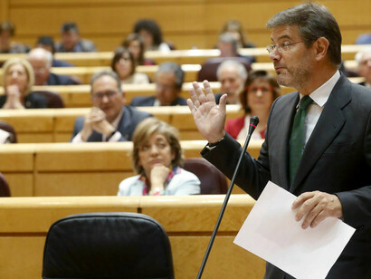 Rafael Catalá, ministro de Justicia reprobado por el Congreso