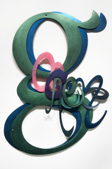 Simeen Farhat, Google Me, 2021, cast pigmented resin, 42h x 31w x 3d in