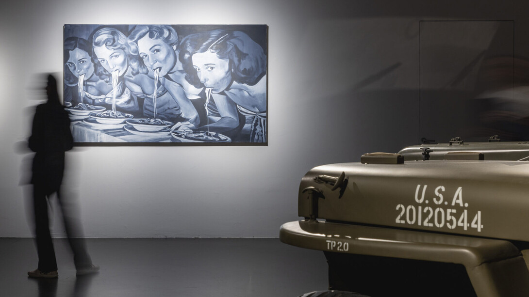 News from the near future, vista de exhibición. Cortesía del Museo Nazionale dell’Automobile