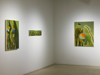 Judith Berry, Portrait, exhibition view. Courtesy of Art Mûr
