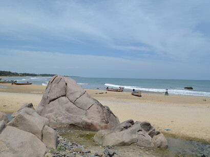 Mahabalipuram, the beach