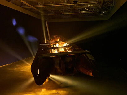 Antonia Wright & Ruben Millares, Exile, exhibition view. Courtesy of Piero Atchugarry