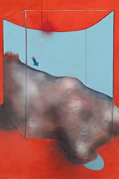 Francis Bacon, Sand Dune, 1983, oil on canvas, Fondation Beyeler, Riehen/Basel, Beyeler Collection. © The Estate of Francis Bacon. All rights reserved. / DACS, London / ARS, NY 2019