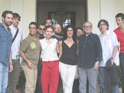Participantes en el taller de Gabo, Cómo se cuenta un cuento, 2007, La Habana, Cuba
