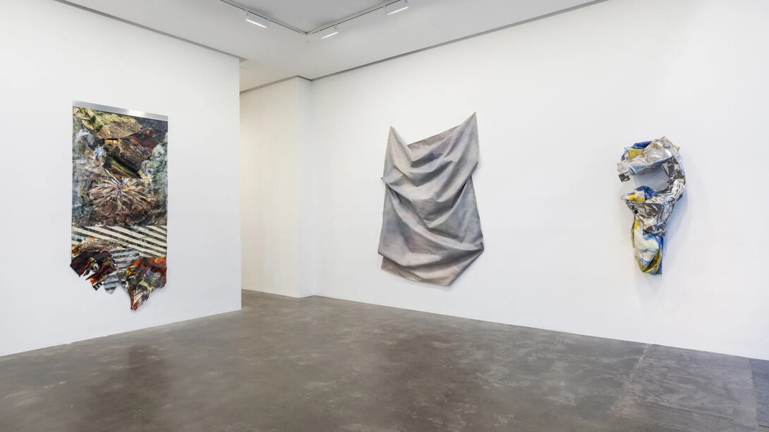 Various artists, Drop, cloth exhibition view. Courtesy of Susan Inglett Gallery