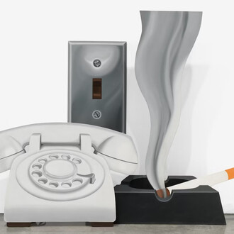 Tom Wesselmann, Still life #56, 1967-1969. Avec l'aimable autorisation de la Fondation Louis Vuitton