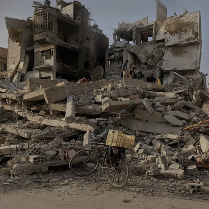 From a state of destruction, disintegration, disaster or problem, ideals arise