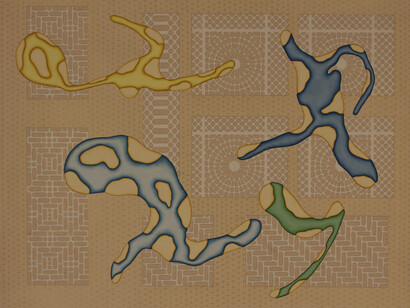 Alexander Gorlizki, Floating Forms, Courtesy Galerie Eric Mouchet