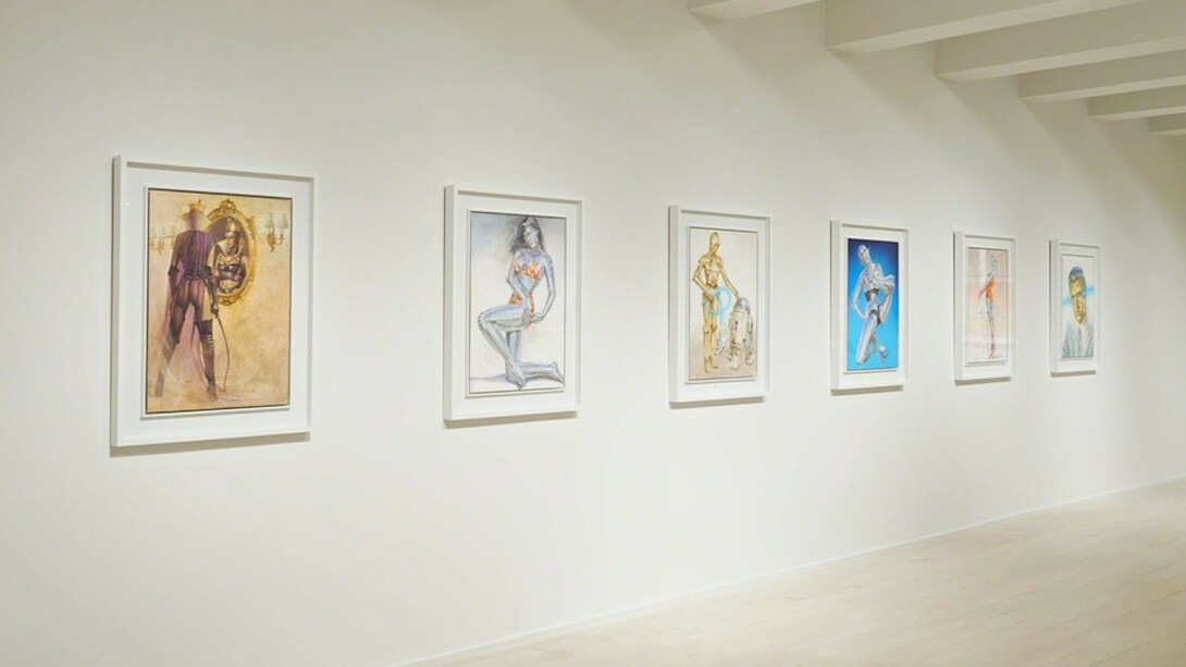 Sorayama, Exhbition view. Courtesy of Jacob Lewis Gallery