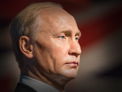 Figura de cera de Vladimir Putin de Tussauds el 19 de diciembre de 2015 en Bangkok, Tailandia