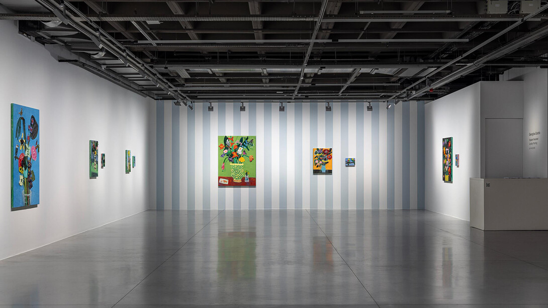 Georgina Gratrix, Sunday painting, exhibition view. Courtesy of Dirimart