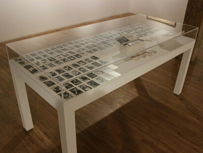 Mike Mandel, Exhibition view. Courtesy of Robert Mann Gallery