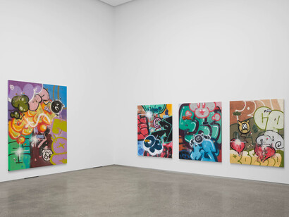 Lazy, exhibition view. Courtesy of PKM Gallery 