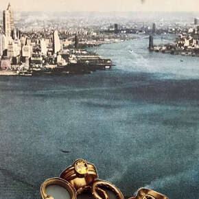 Reinstein Ross, No. 5, (Rings in Harbor), 2022. Courtesy of Frosch and Co.