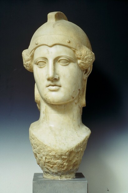 The greeks Agamemnon to Alexander the great, artwork in exhibition. Courtesy of Capital Museum