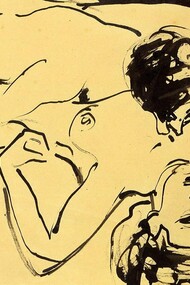 Ernst Ludwig Kirchner, "Los amantes", 1909