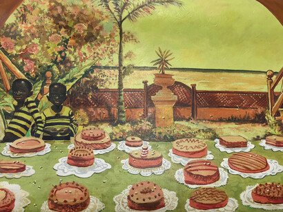 Douglas Pérez Castro, Colmenita, 2014, oil on canvas, 50 x 70 cm