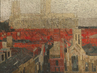 Jake Attree, 'The Minster seen from the Mansion House Roof'