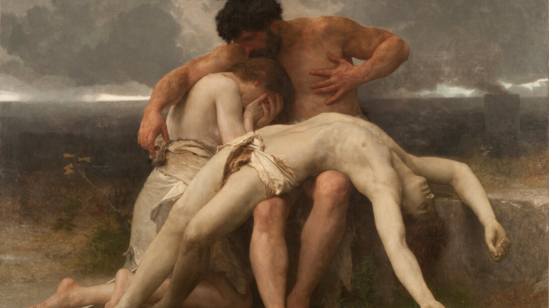 «O primeiro luto» (1888),  William-Adolphe Bouguereau
