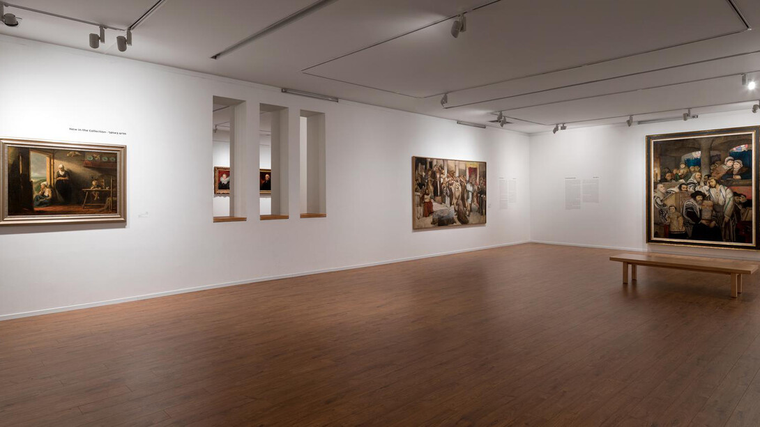 Various artists, European art in the sixteenth through nineteenth centuries, exhibition view. Courtesy of Tel Aviv Museum of Art