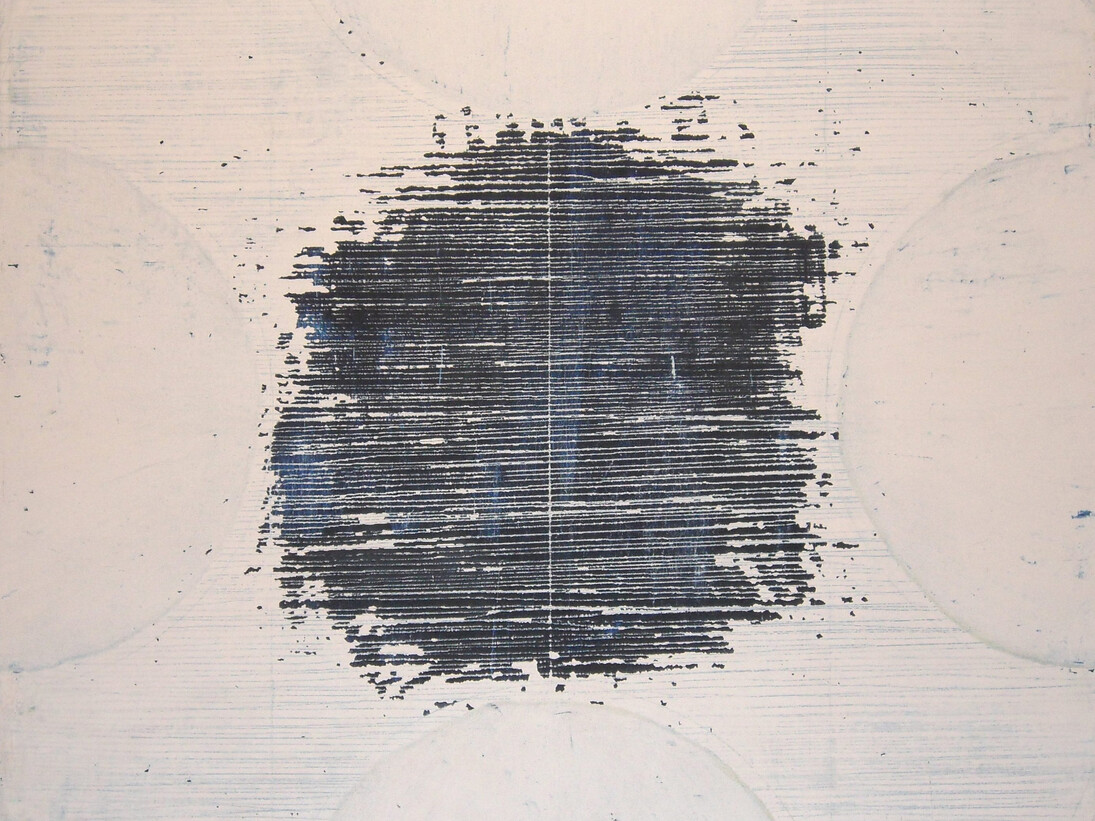 Paulo Quintas, Not that yellow, Vincent VI (detail), 2010, Oil on canvas, 130 x 130 cm
