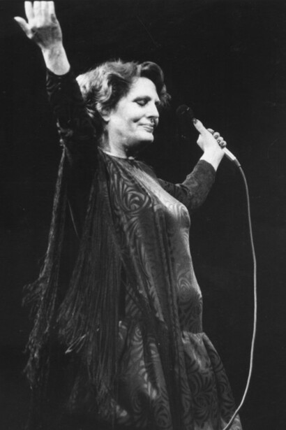 A fadista Amália Rodrigues
