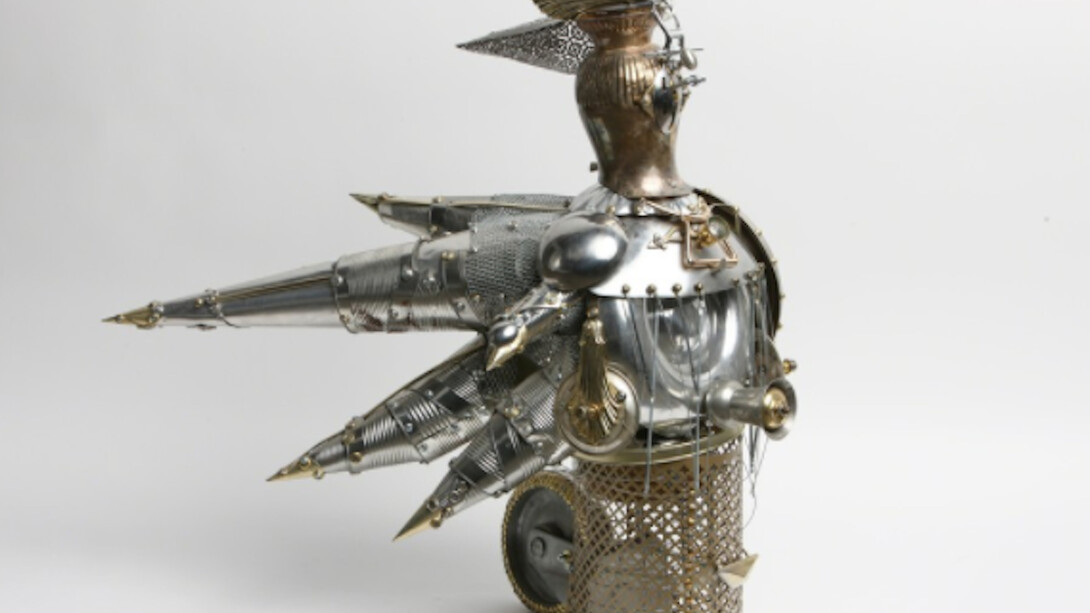 Sasha Meret, Delta Knight Nursing A Defense Strategy, 2017. Courtesy of Gallery Shchukin 