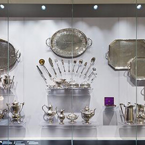 Roy J. Zuckerberg Hall of American Silver. Courtesy of New-York Historical Society