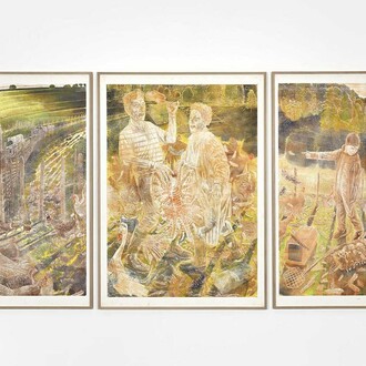 Agathe May, Par où le chemin ? (Where is the path?), exhibition view. Courtesy of Agathe May