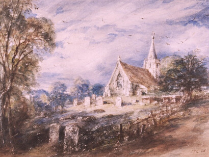 John Constable- Stoke Poges Church