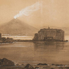 Carl Gustav Carus,Gulf of Naples, 1856, 28,2 x 45,3 cm