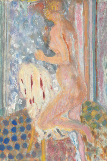 Pierre Bonnard, Study for “Nude with a chair”, c. 1935. Courtesy of Ingleby Gallery