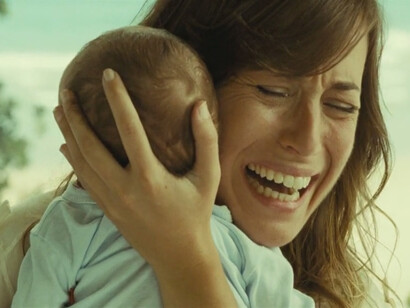 Marta Etura con su bebé en "Mientras duermes" (2011)
