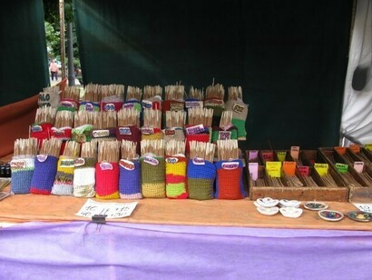 Feria hippie de La Plata, Argentina. Foto Marcela Pagano