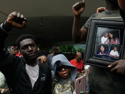 Protesting the killing of Antwon Rose Jr.