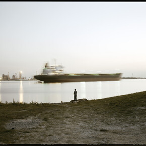 Richard Misrach, Night Fishing, Near Bonnet Carré Spillway, Louisiana, 1998 © Richard Misrach, courtesy Fraenkel Gallery, San Francisco