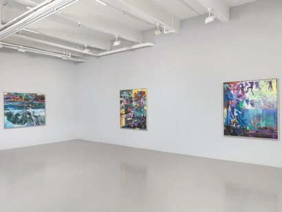 Che Lovelace, Where the I settles, exhibition view. Courtesy of Nicola Vassell Gallery