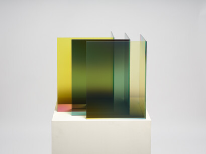 Larry Bell, Untitled (2 x 3), 2021. Courtesy of San Antonio Museum of Art
